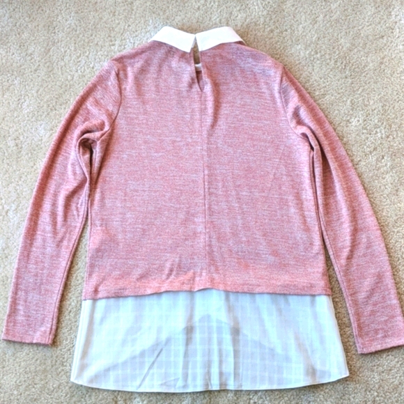 Light Pink Business Casual Top - Picture 3 of 4